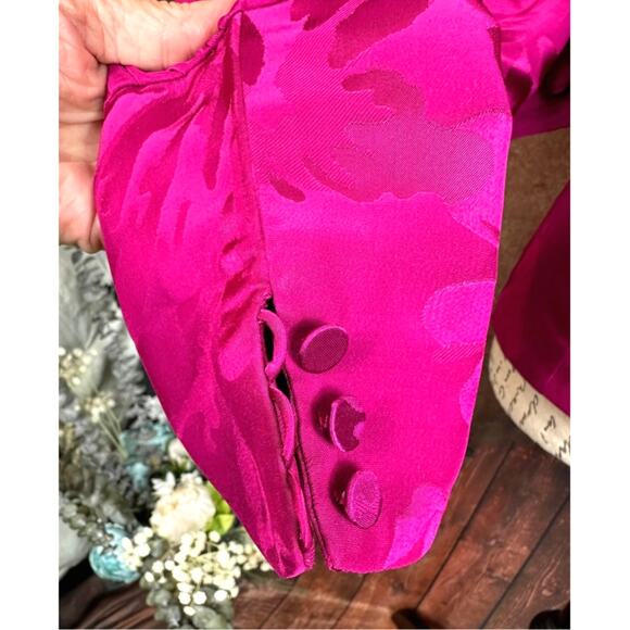 Silvia Tcherassi Sirmione Blouse Mulberry Floral XS - Picture 8 of 16